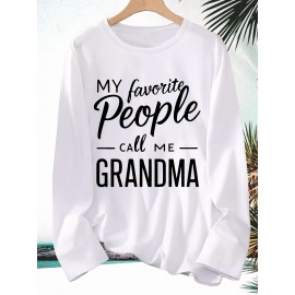 Women'S Long Sleeve Crew Neck T-Shirt with 