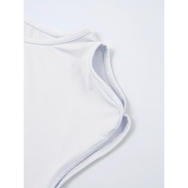 [Disney Coral Pink T-Shirt] Disney Women's Coral Pink Sleeveless T-Shirt | Magical Castle & Stars Print, Round Neck Summer Top, Lightweight Polyester Blend, Perfect for Disneyland or Disney-Themed Outfits