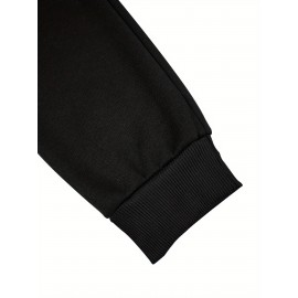 Disney Official Women's Y2K Minnie Mouse Graphic Sweatshirt - Pink with Black & White Polka Dots, Loose-Fit Round Neck Long Sleeve Pullover, Cozy Fall Winter Casual Outfit for Themed Events & Casual Attire