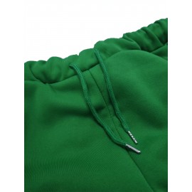 Women's Fashion Casual Letter Print Set - Premium Autumn/Winter Trendy Youthful Fleece Hoodie and Jogger Pants Two-Piece Outfit, Versatile Hooded Suit for Women, Ideal Gift Choice