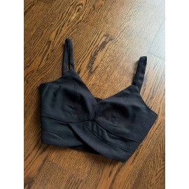 [Elegant Beige Top & Pants Set] Elegant Beige Sleeveless Top & Button-Pants Set - Chic V-Neck Ruffled Detail Shirt with High-Waisted Wide-Leg Pants, Casual or Office Wear