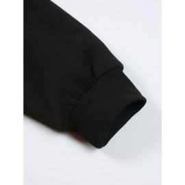 Women'S 2pcs Set, Women'S Casual Bow Print Design Crew Neck Sweatshirt and Leggings, Fall/ Winter